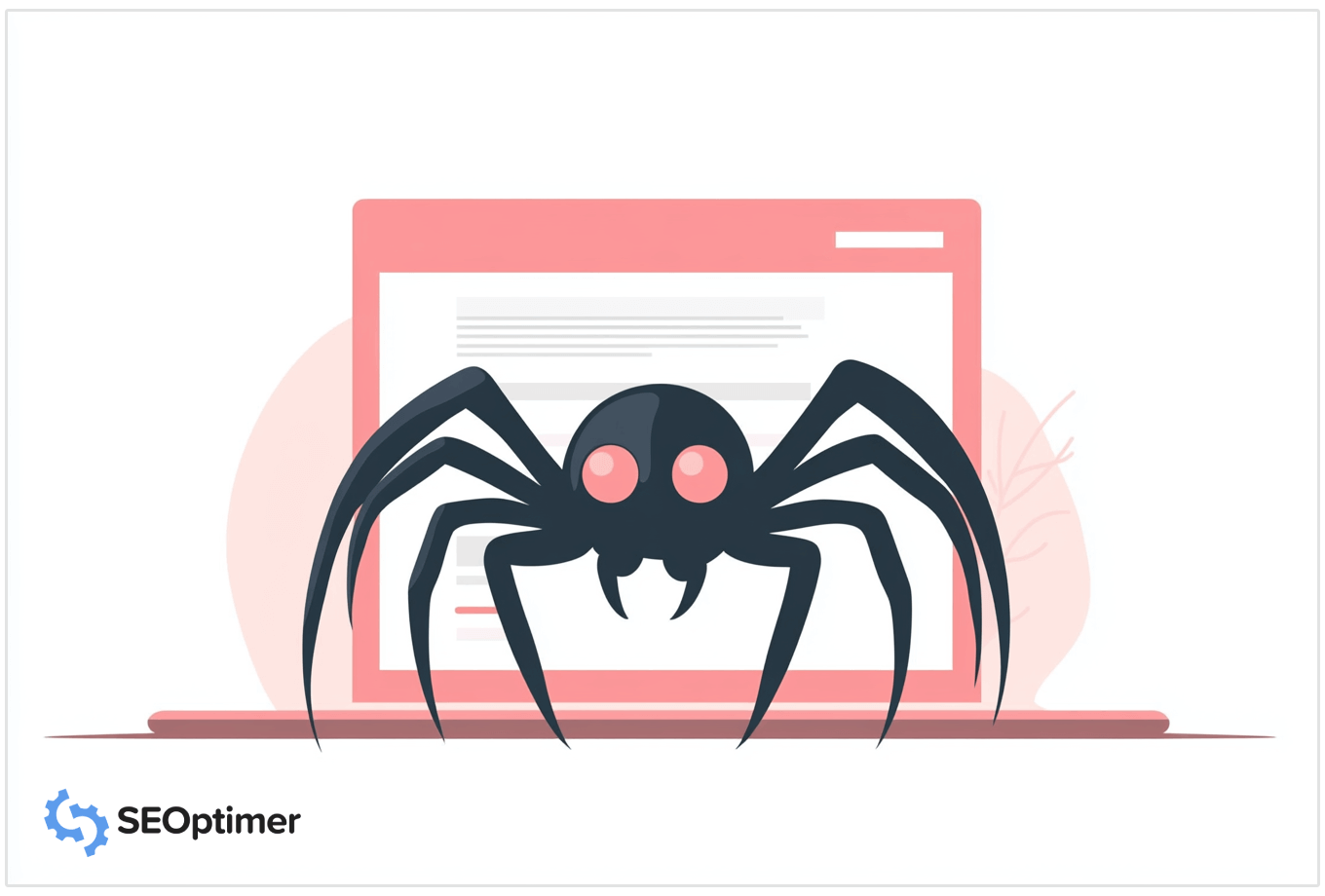 SEO spider che esegue la scansione di un sito web